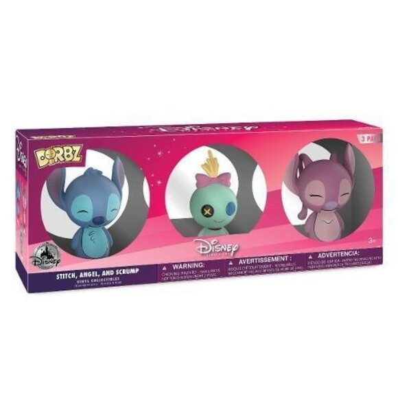Funko Dorbz Lilo Stitch Angel Scrump 3 pack Disney Special Edition Vinyl Figures - Picture 4 of 4